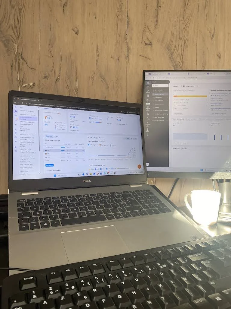 Le bureau de Mathieu Quentel, fondateur de Viselo